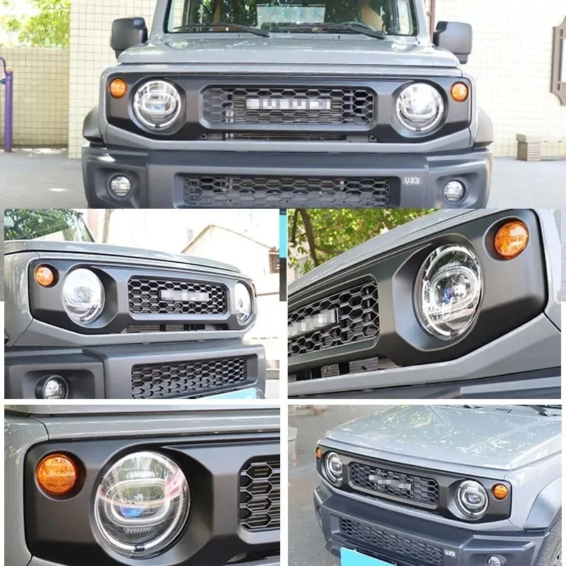 الشبكة الأمامية لجيمي JB74 JB64W 5-Door 2019 2020 2021 2022 2023 2024 2025 شواية لملحقات جيمي 4X4 للطرق الوعرة #3