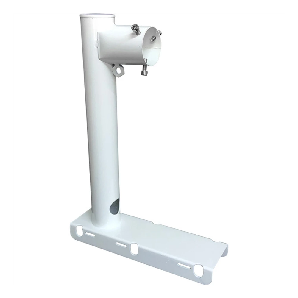 For Outdoor Camera Mount Bracket 35cm Metal Stent with Extended Arm for Cement Pillar Pole Wall Mounting Durability