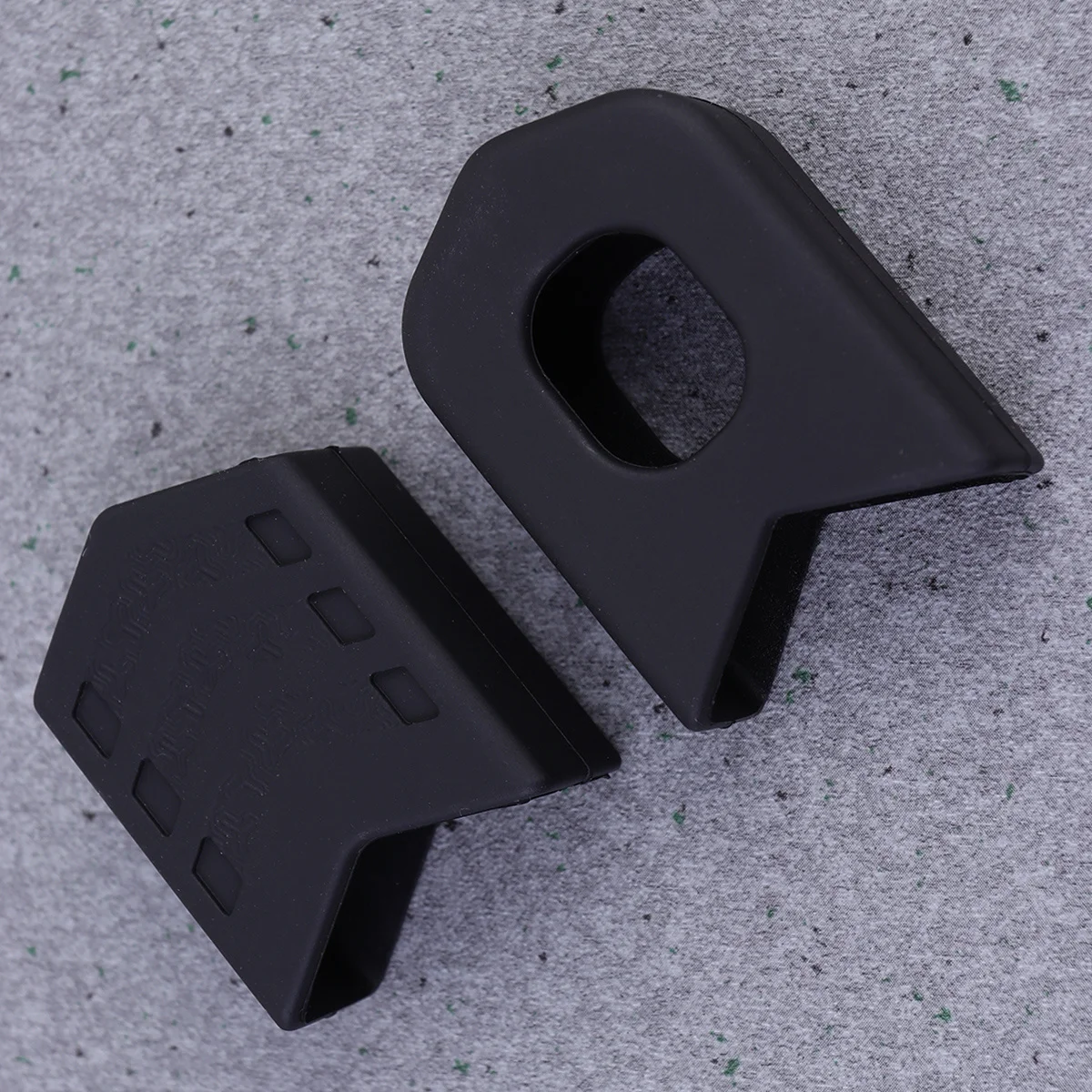 4pcs Crank Arm Cases Black Silicone Heat-Resistant Oil-Resistant Anti-Slip Crank Sleeve For Mountain Bike Road Bike