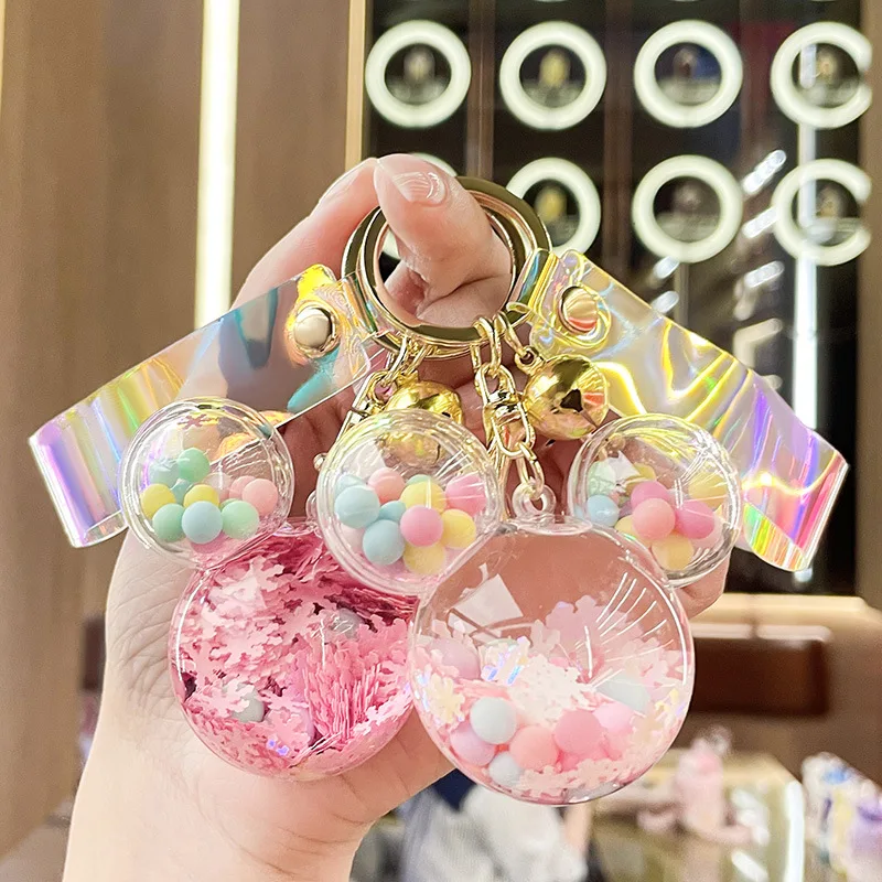 

miniso Key chain pendant, message bottle, liquid doll, bag, key chain pendant