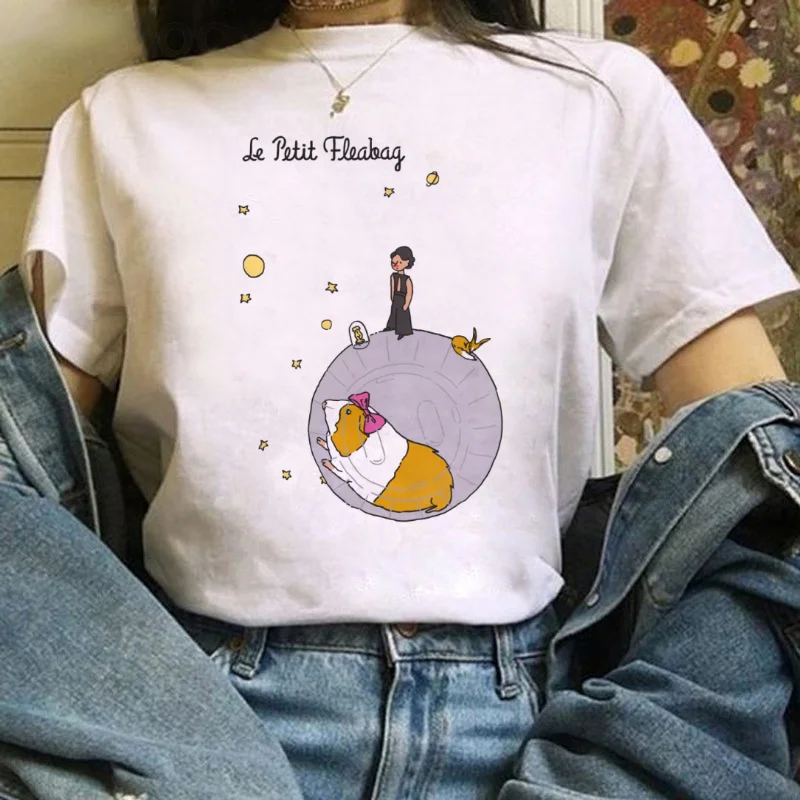 Printed Casual Women's T-Shirt Summer Pattern Street O-Neck Women's Versatile Popular Basic Conventional Style Fashionable T-Shi - view 3
