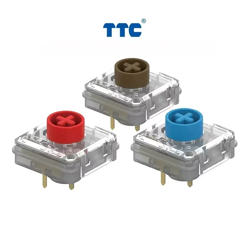 TTC KS32 Low Profile Switches for Mechanical Keyboard Click Linear Blue Red Brown Axis 45g 3 Pins Gaming PC IKBC S200