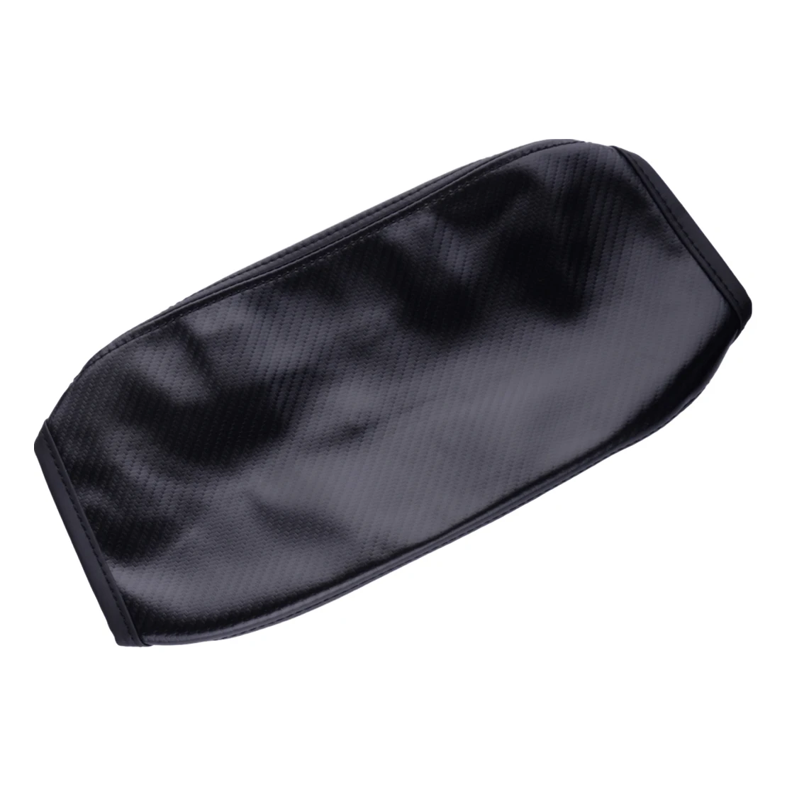 Car Center Console Armrest Lid Cover Carbon Fiber Style Microfiber Leather Fit for Subaru Forester 2019 2020 2021 2022 2023