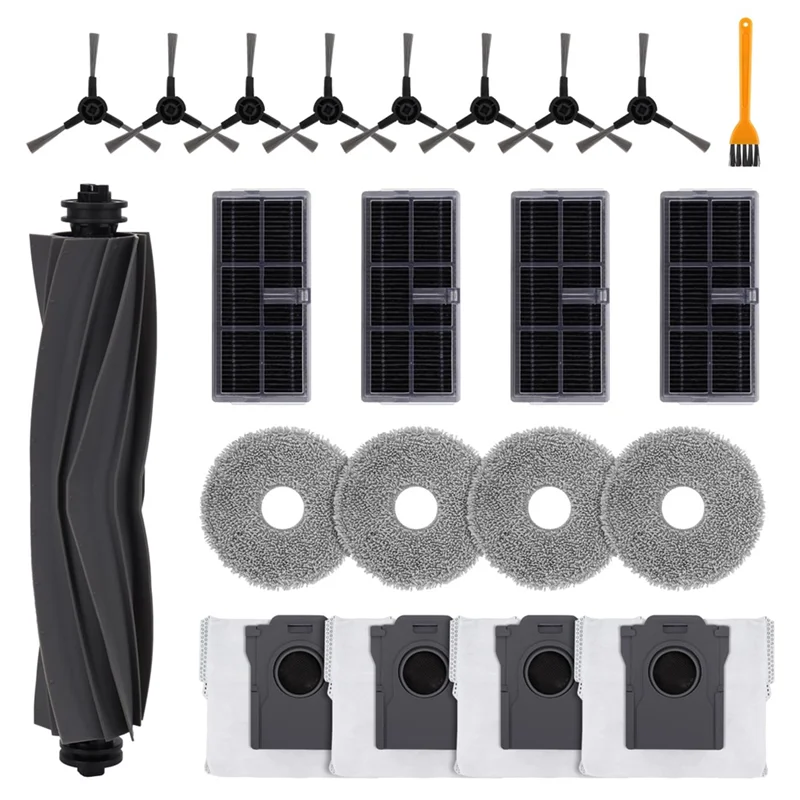 Accessories Kit For Dreame X30 Ultra/L10s Pro Ultra Heat Vacuum Cleaner - Main Roller Brush Filters Pads Dust Bags