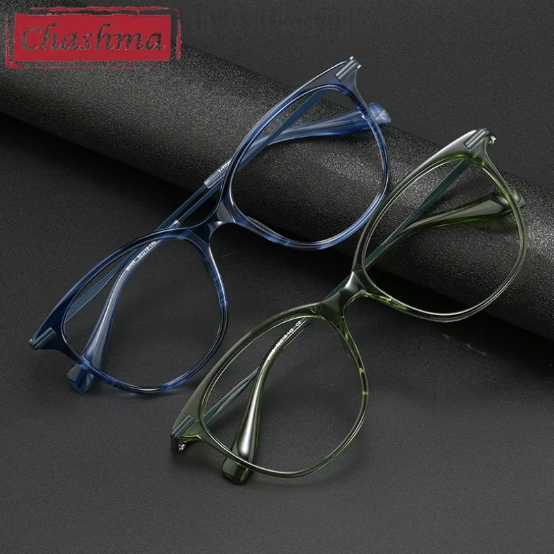 

Очки Chashma по рецепту: ацетатные оправы, легкие, для подростков, высококачественные, женские, мужские, с диоптриями