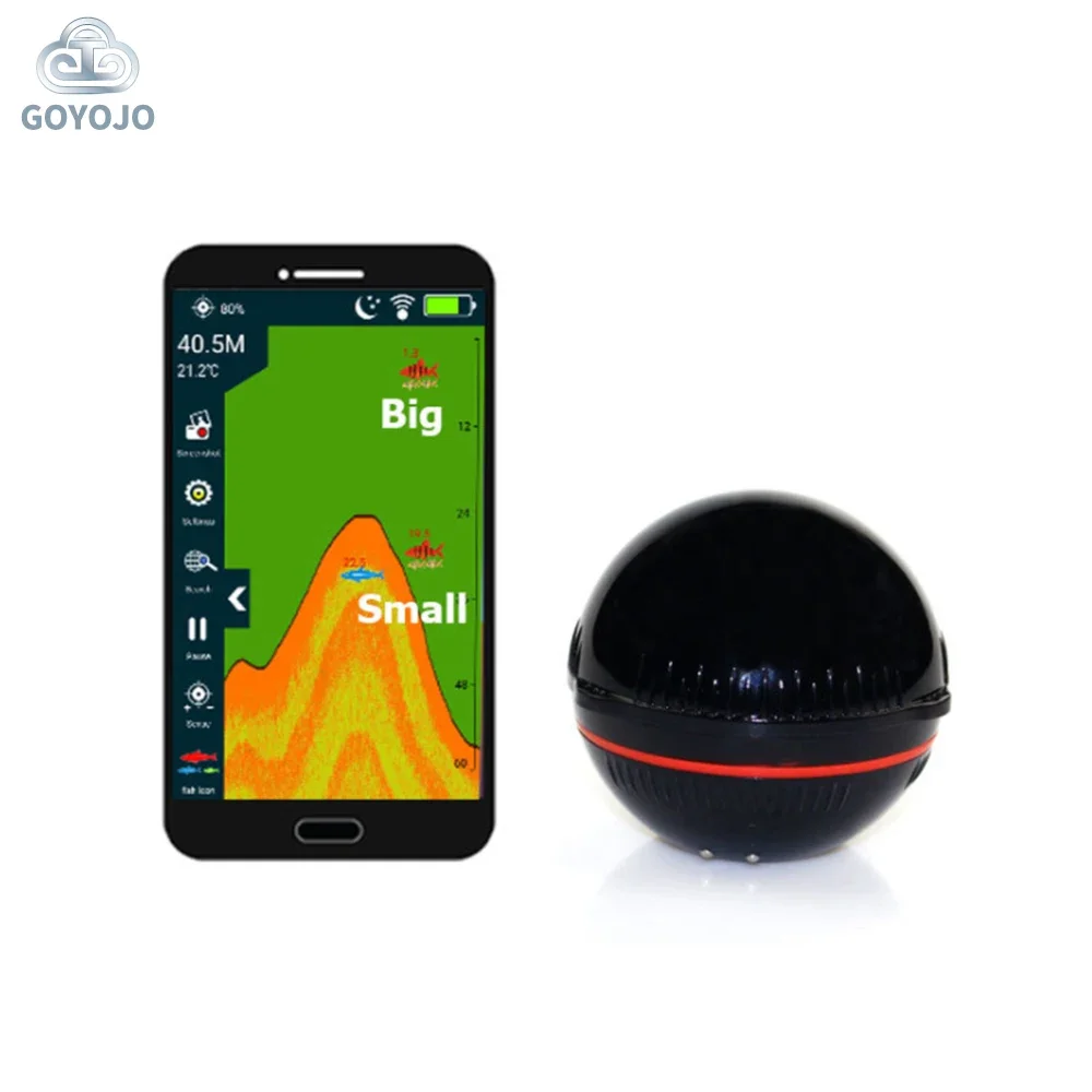 Wireless Fish Finder Mobile Phone Bluetooth Smart Fish Detector Underwater Visual HD Sonar Fishing Gear