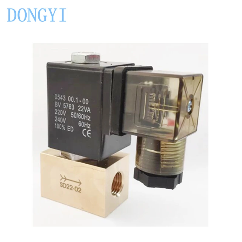 

Электромагнитный клапан высокого давления JT22-02 SD22-02 Нормально закрытый 8 МПа 1/8 "1/4" 3/8" 1/2 "AC220V DC12V DC24V Водяной клапан Воздушный клапан