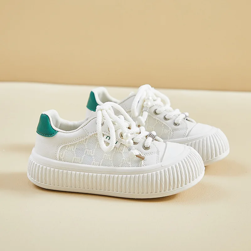 Summer Air Mesh Women White Shoes Fashion Breathable Female Girls Sneakers Sports Casual Size 35-40