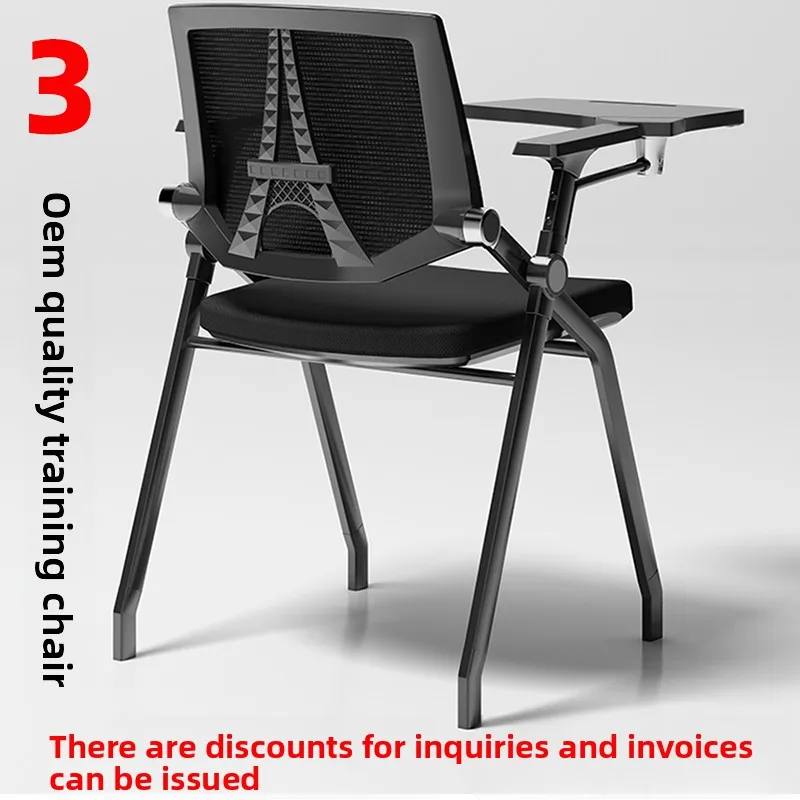 Foldable Office Chair Smart Classroom Table For Conferences & Training Folding Training Chair
