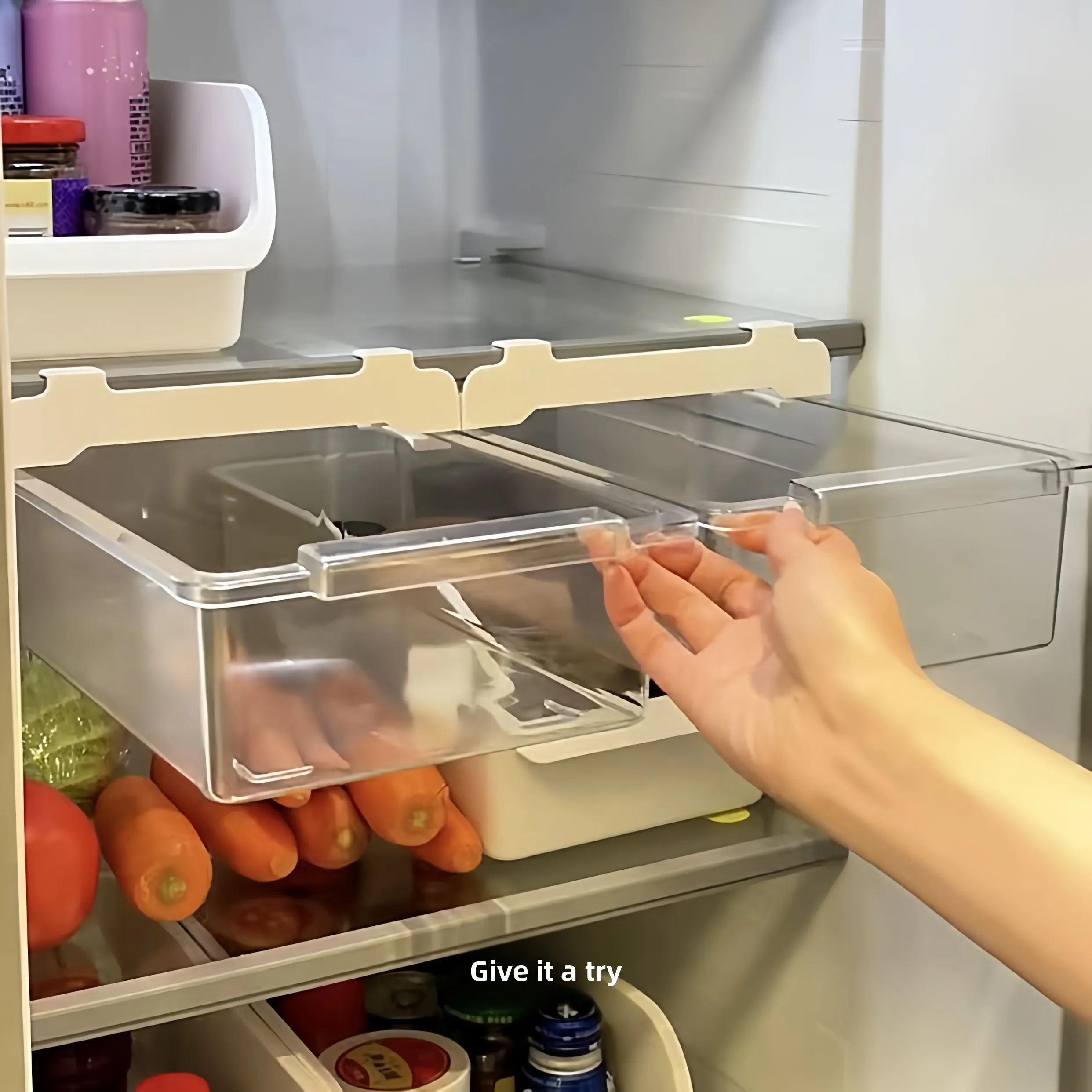 

Многофункциональный ящик для хранения Frie, подвесная корзина Der Sle, ящик для хранения овощей, фруктов, яиц, компактный органайзер