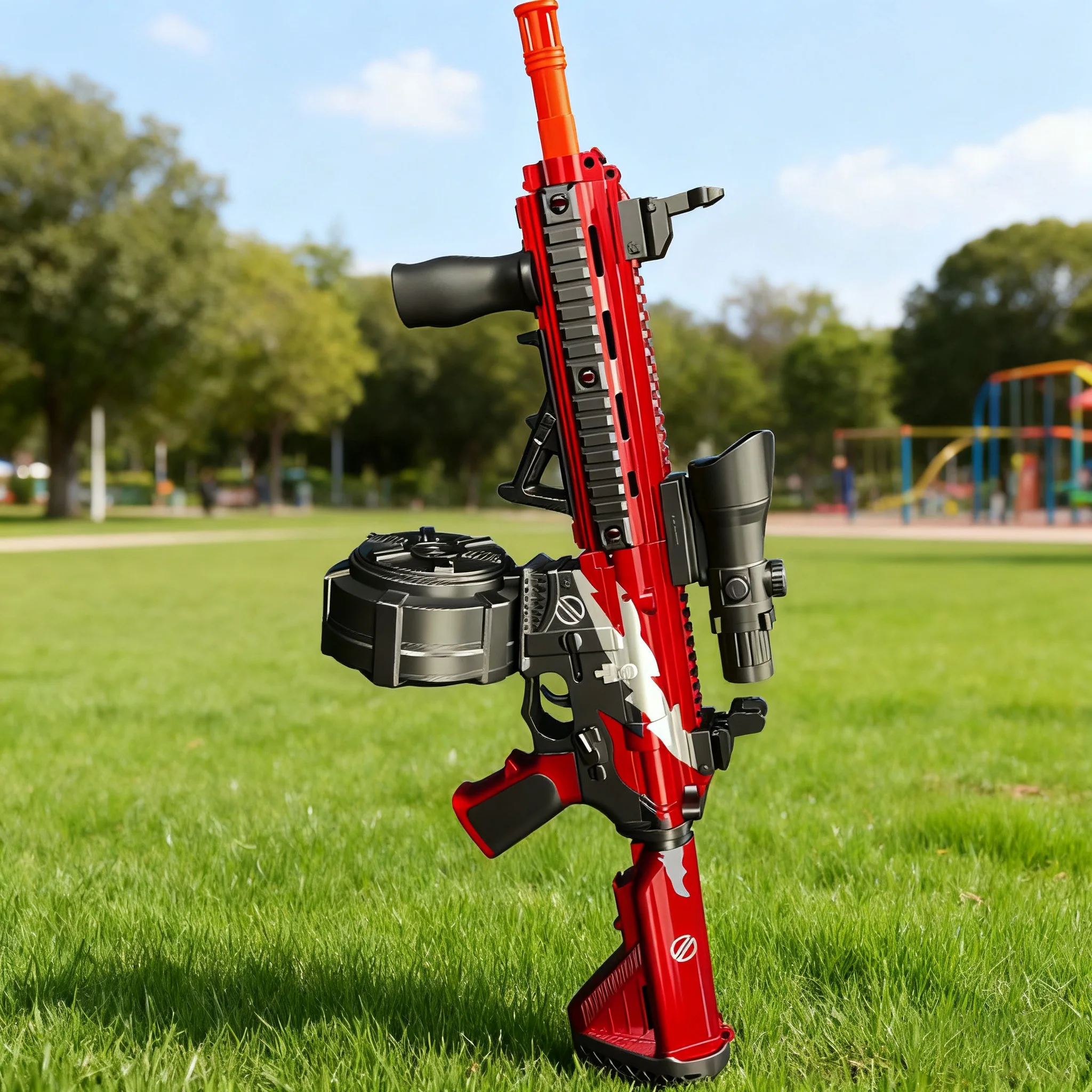 M416 Gel Blasters Volledig automatisch elektrisch speelgoedpistool voor volwassenen Buitenspellen 30M bereik Gel Ball Blaster