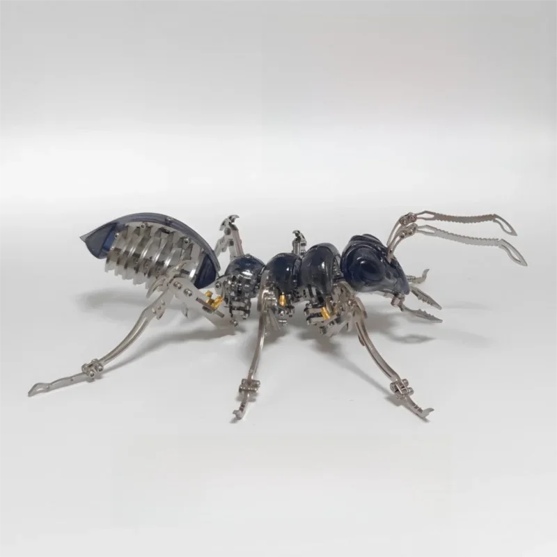 3d Stainless Simulation Mechanical Ants Armor Insect Metal Assembly Model Ant Puzzle Home Decoration For Adults Fun Gift