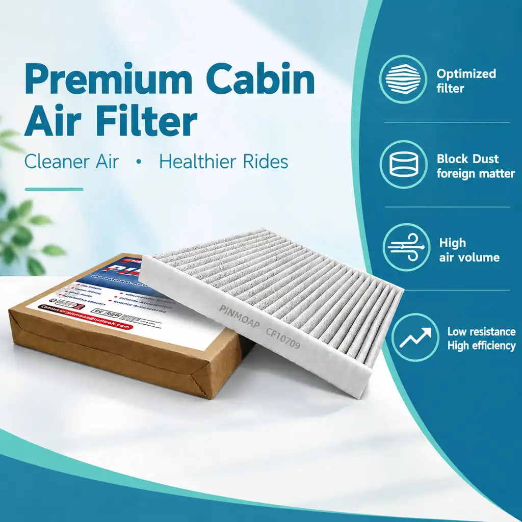 LANKE 1/2/5PCS Car Cabin Air Filter With Activated Carbon Multi-Layer Media Fit For Hyundai KIA 08790-2E200A CF10709 CAF1820P