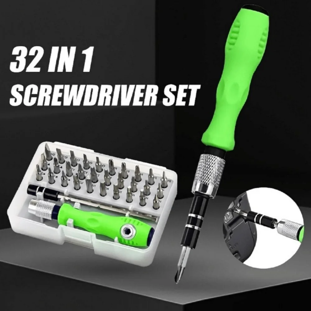 1 Set 32 In 1 Screwdriver Set For Assembly And Disassembly Of Machine Multi-functional Screwdriver Kit, Special-Shaped Tools