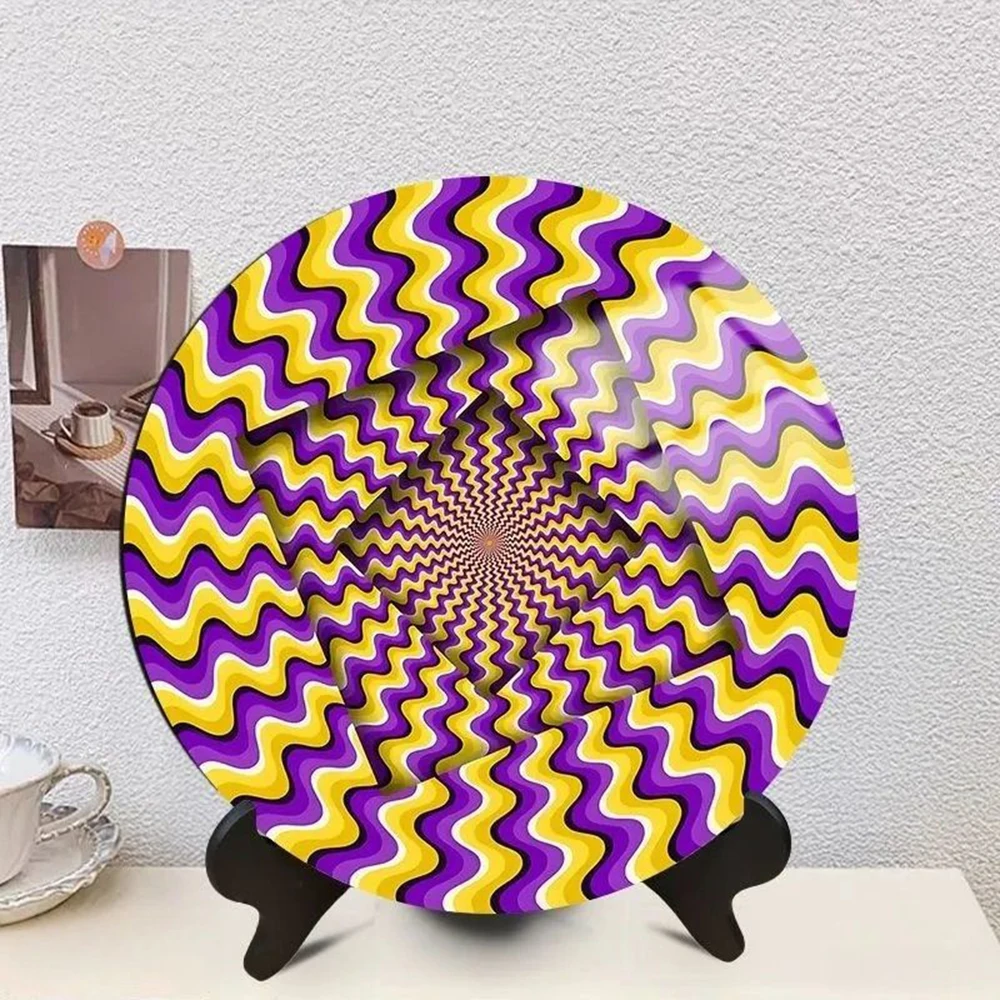 Visual adjustment chart ornament, Relieving eye fatigue Children's vision farsightedness chart, Office home desktop decoration