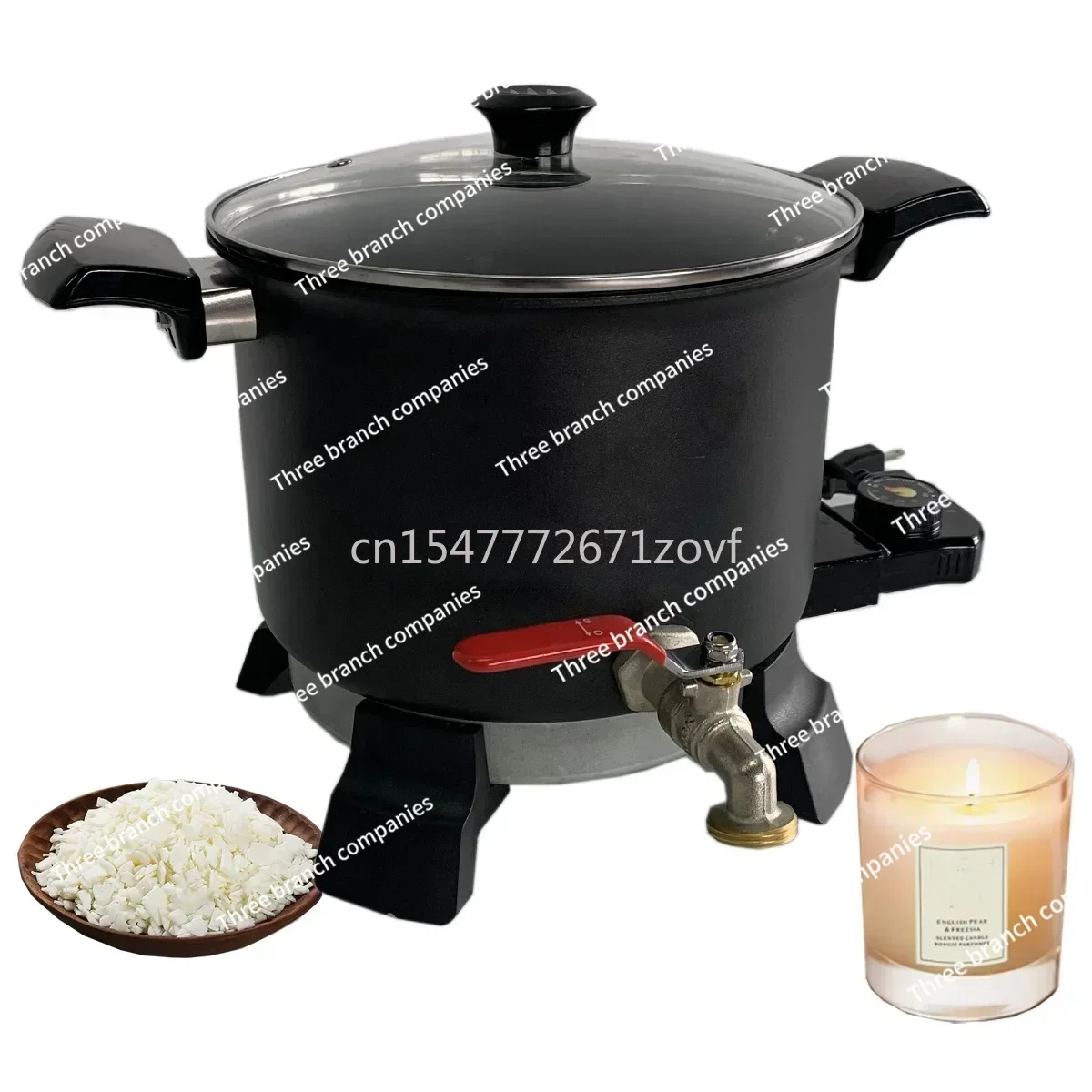 5L Non-Stick black candle wax melter  making equipment