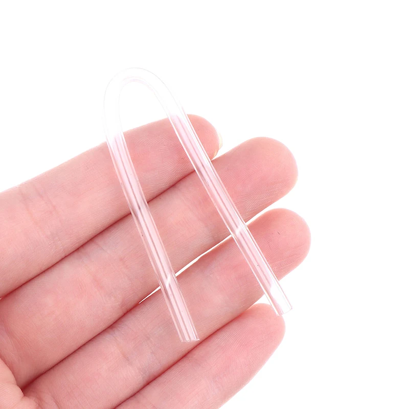 Shape BTE Earmold Hearing Aid Bent Tubing PVC Transparent Earmold Tube Tubing For DIY BTE Hearing Aid Accessories U