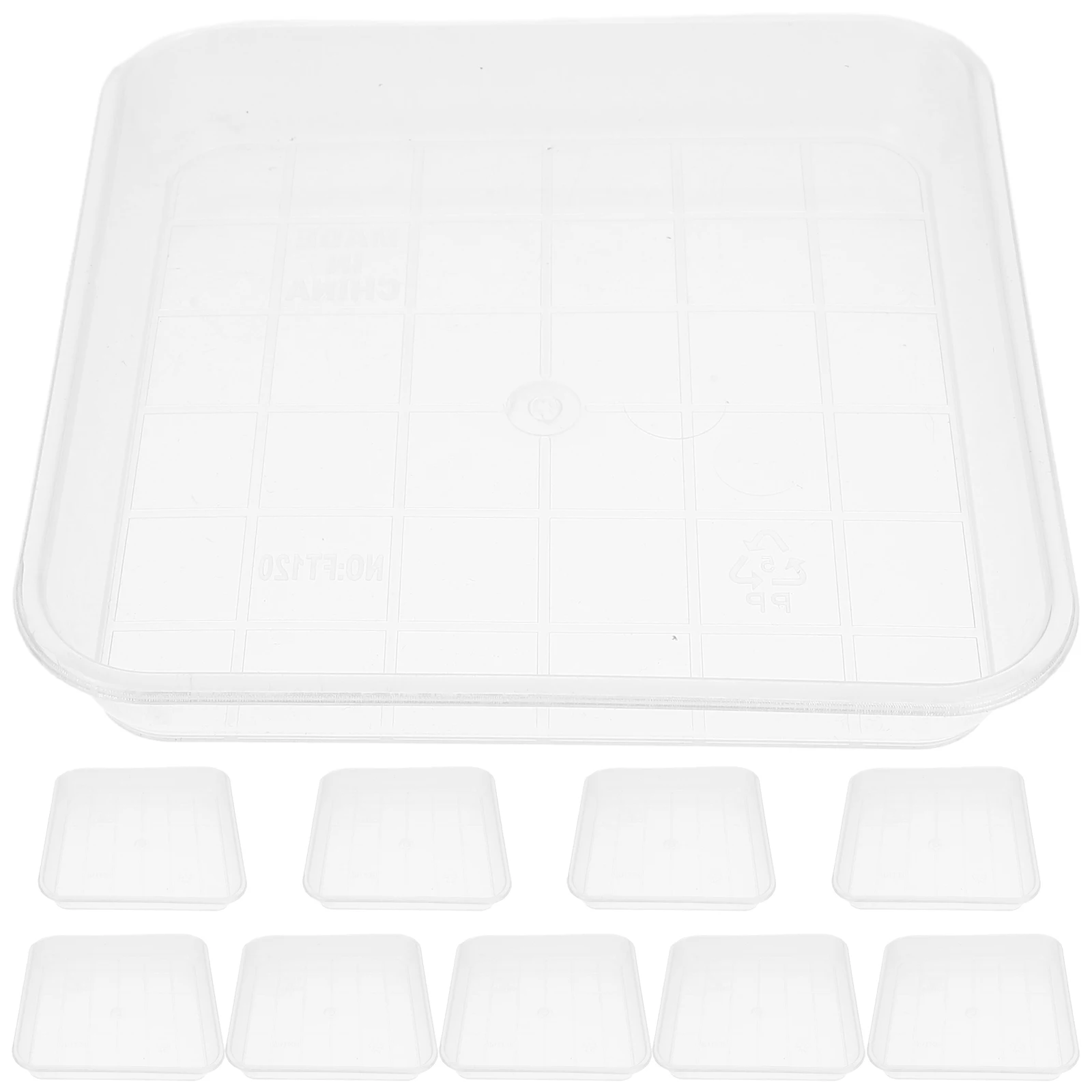 

10 Pcs Pallet Base Outdoor Plant Trays Pot Water for Indoor Plants Flower Potted