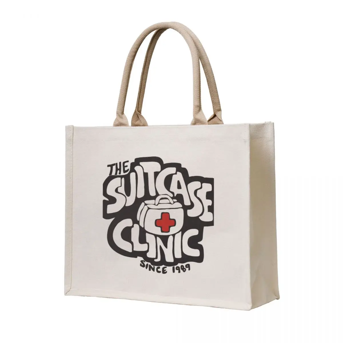 

suitcase clinic Tote Bag Canvas stote bag reusable shopping bag Portable shopping shopper women