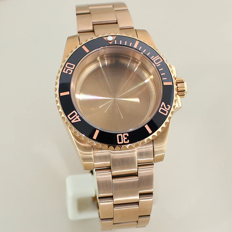 Корпус часов 40 мм с сапфировым стеклом для NH35 NH36 NH34 8215 Eta2824 PT5000, механизм 28,5 мм, циферблат Oyster 316L, браслет SUB GMT, корпус часов