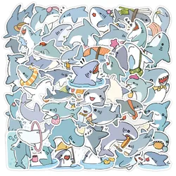 10/30/50PCS Shark Meme Stickers Cute Animal Sticker Scrapbook Luggage Laptop Guitar Car Bike Skateboard Cartoon Decals Kids Toy