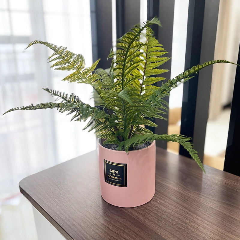 

Искусственные растения в скандинавском стиле, декоративные фальшивые зеленые бонсай для офиса и дома, украшения для небольшой гостиной