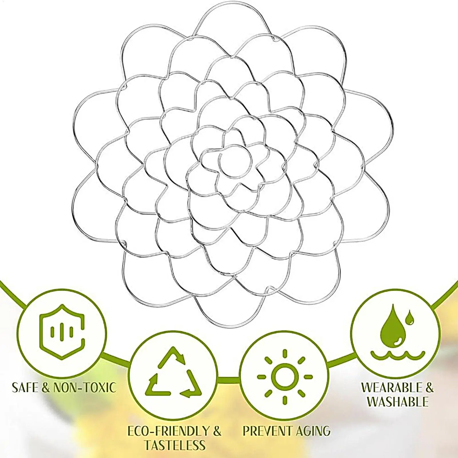 حامل زهور لباقة المزهرية حامل جذع لزهرية أداة تثبيت النبات لطاولة المطبخ طاولة طعام عرض مدخل المنزل #3