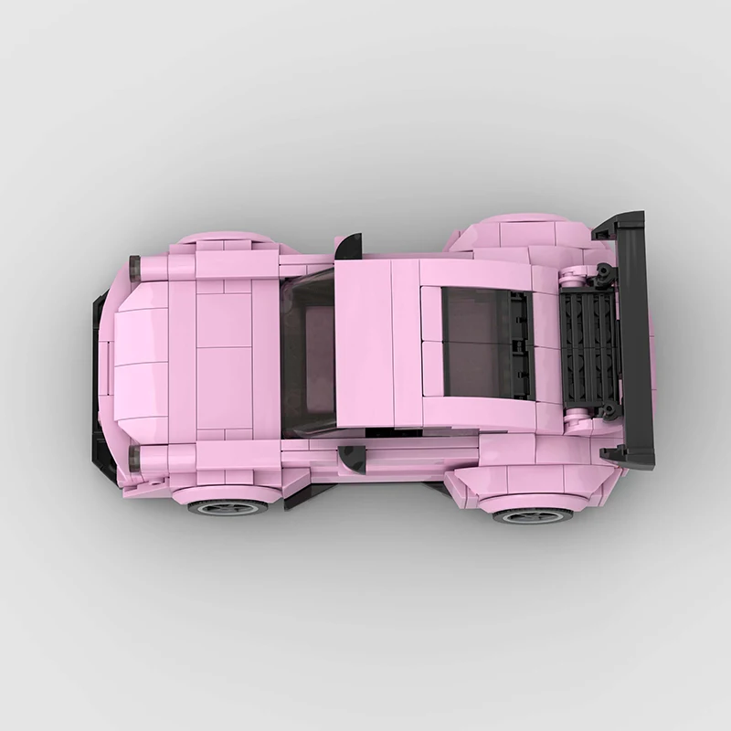 Conjunto de blocos de construção de brinquedo clássico super carro esportivo, adequado como aniversário, dia das bruxas, presentes de natal e para decoração de casa colet