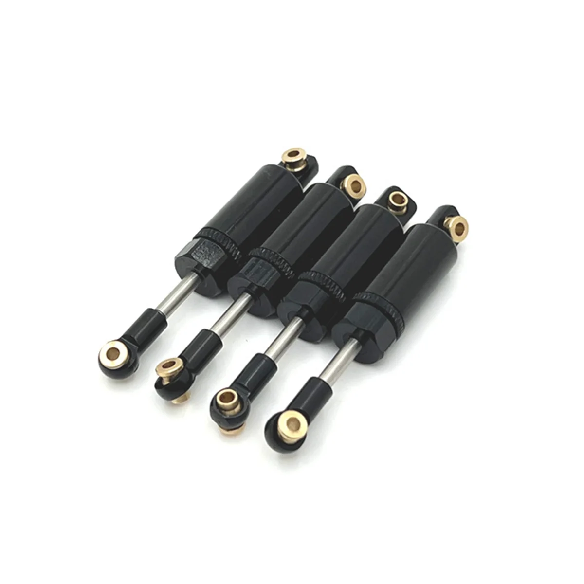 4PCS Ammortizzatore Idraulico per MN 1/12 D90 MN82 LC79 MN78 per WPL 1/16 C14 C24 C34 C44 RC Auto Aggiornamenti Parte Nero