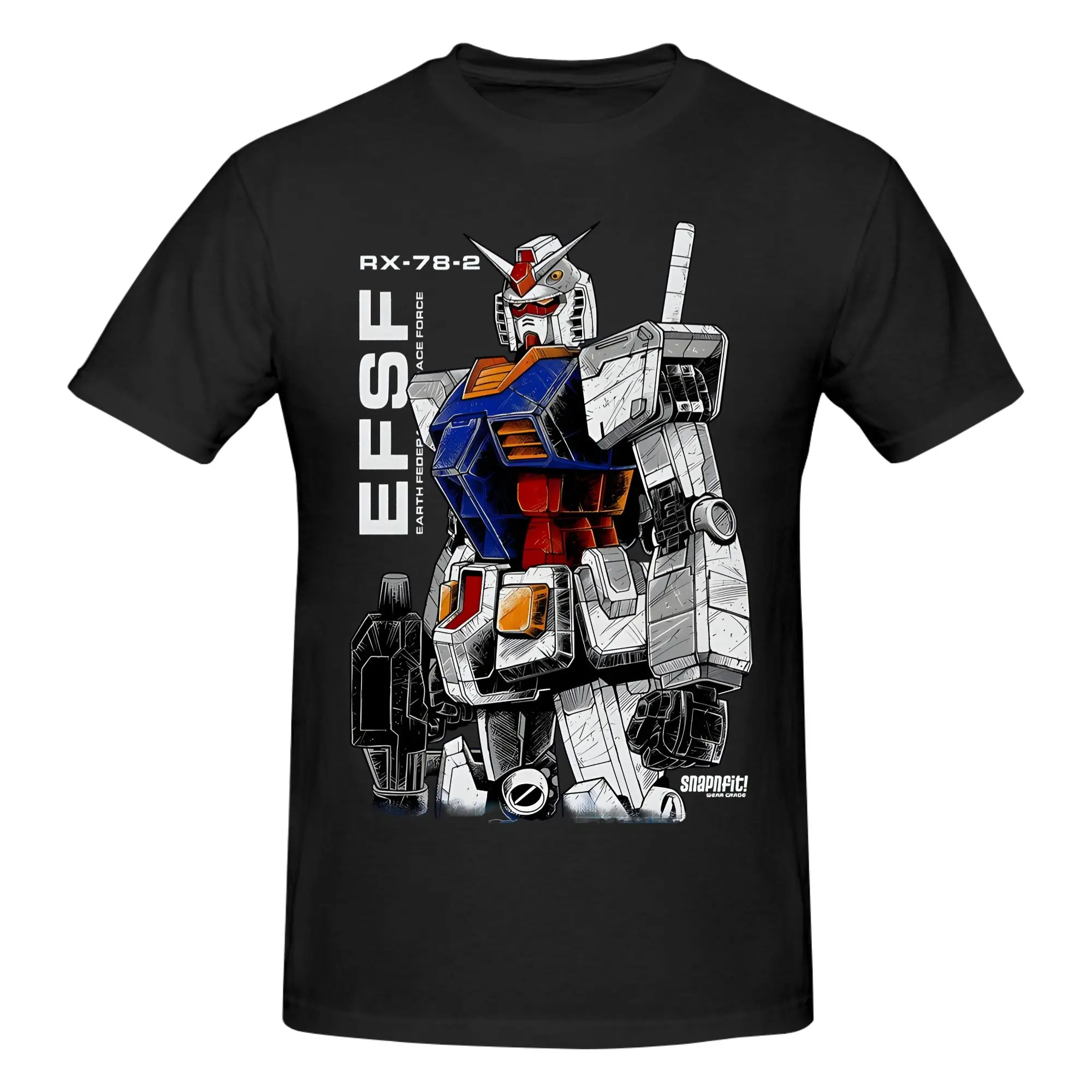 

Футболка Mecha Robot Anime Gundam для мужчин, с коротким рукавом, с оригинальным графическим принтом, свободного кроя, из чистого хлопка