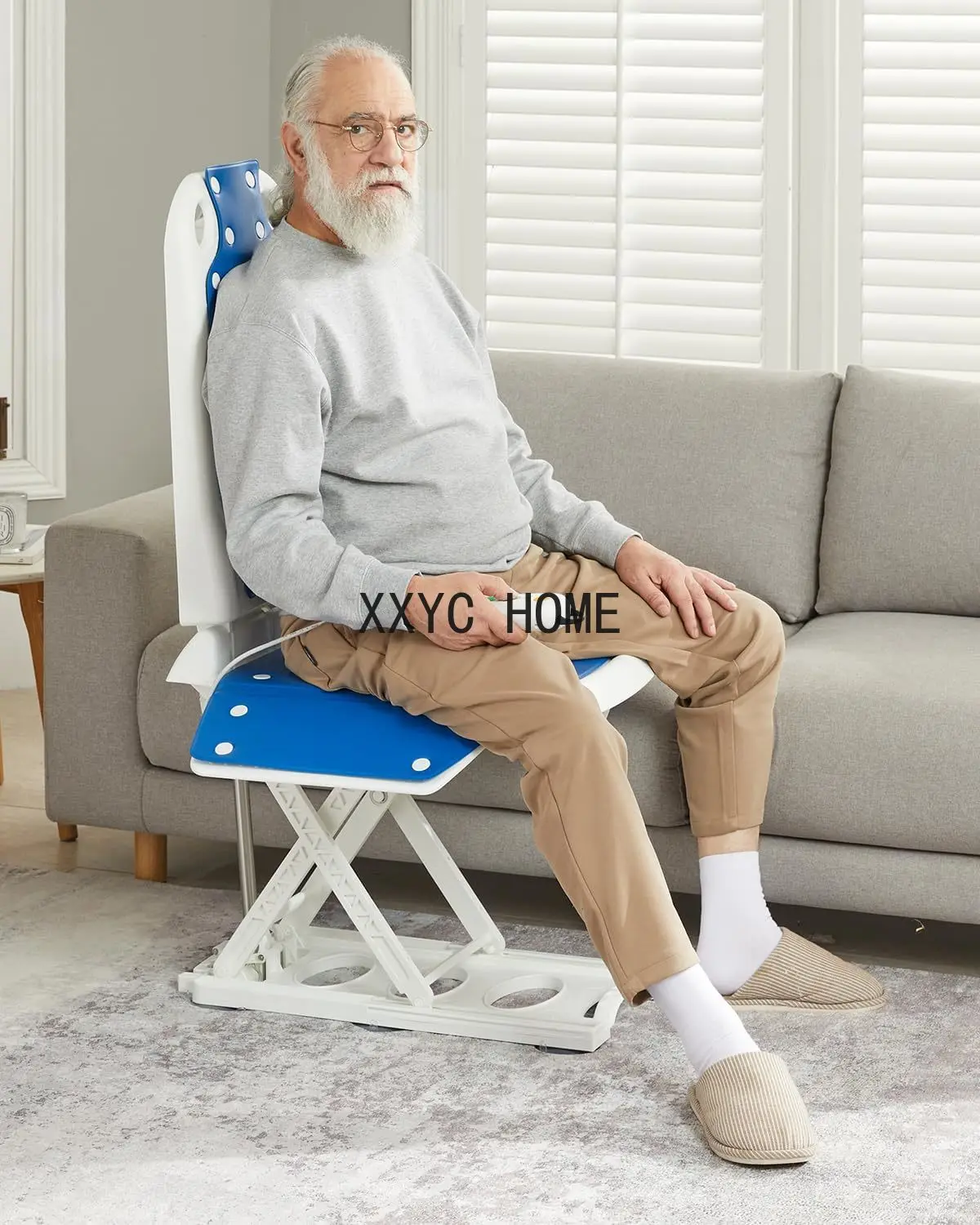 MAIDeSITe Electric Chair Lift, Get Up from Floor, Floor Lift for Elderly, Can be Raised to 20”, Help You Stand Up Again, Support