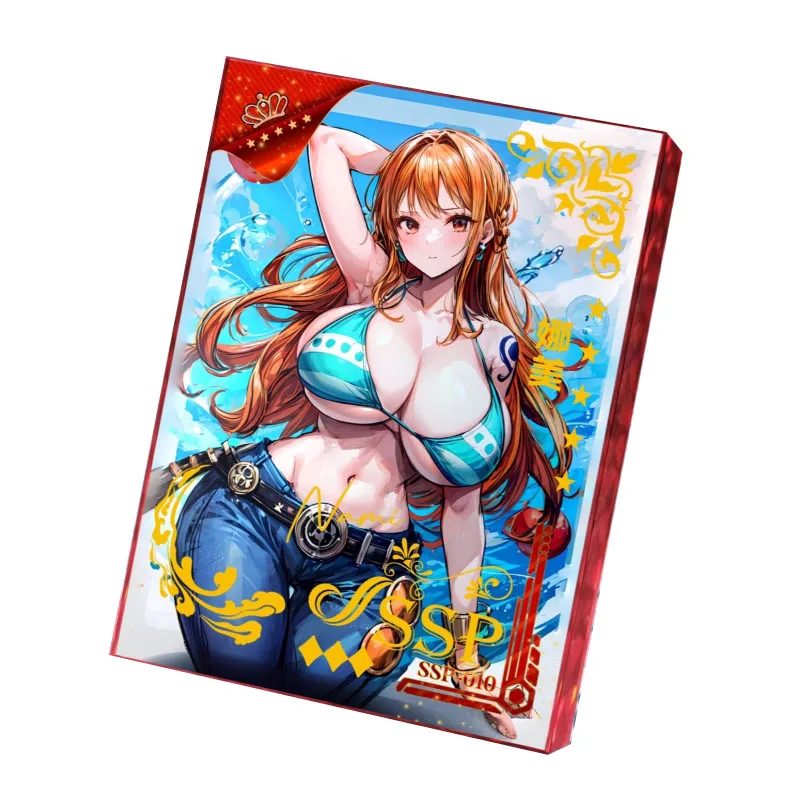 Nami Keqiang Beelzebul Anime Rare Bronzing Collection Flash Cartoon Toy Card, Meet The Goddess Series, Ssp Card, Christmas Gift