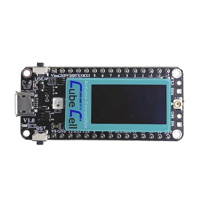 Heltec CubeCell Dev-Board Plus with SX1262 for LoRa/LoRaWAN node applications and Arduino lithium batteries and solar panels