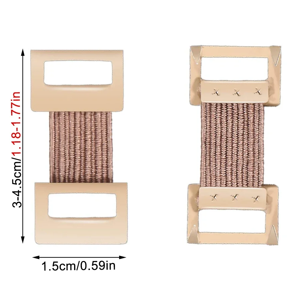10 Stück/Set elastische Aluminium-Verbandsklammern, Stretch-Metallverschlüsse, austauschbare Wickelverschlüsse, Fixierungsklemmen, Haken für Bandagen – Detail 2