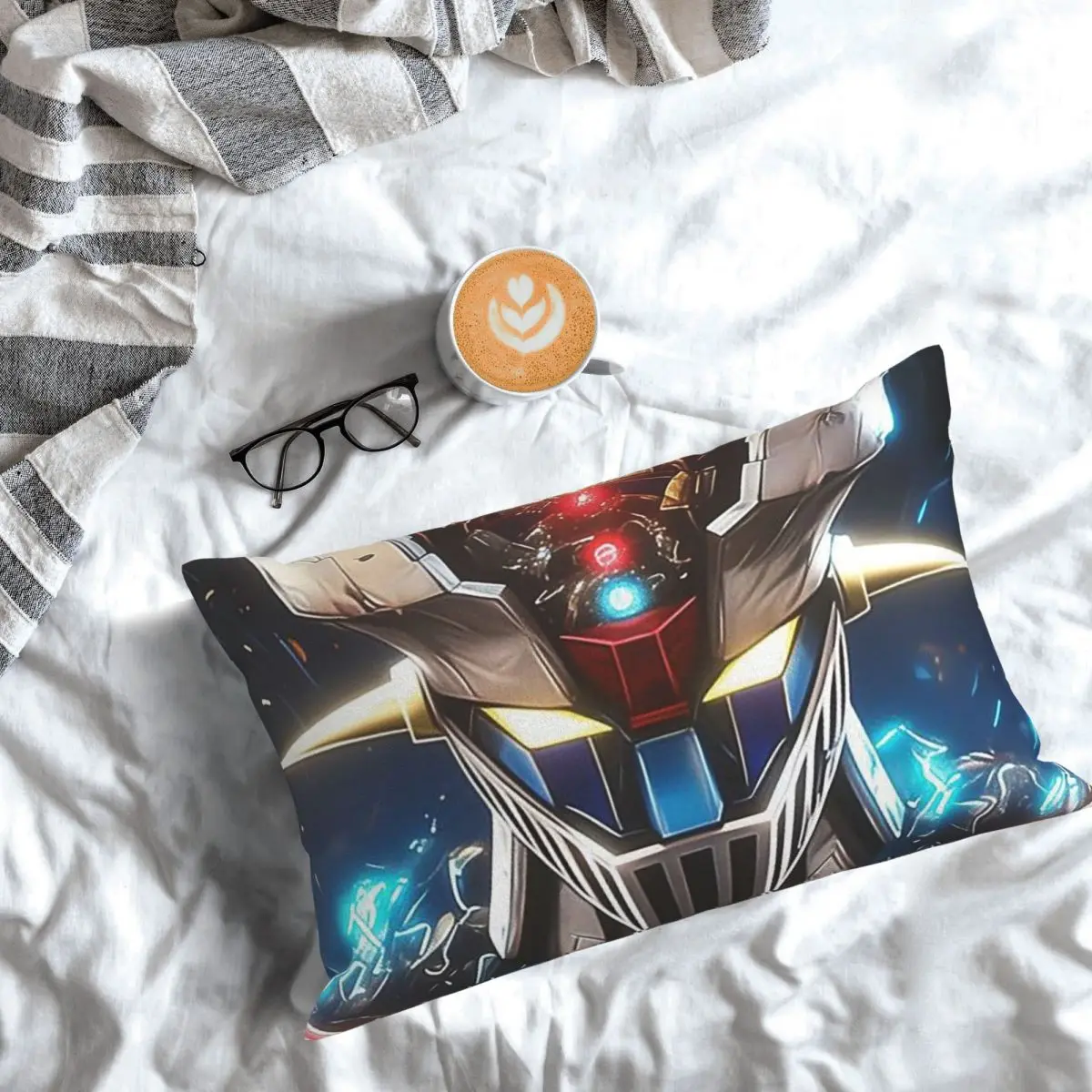 Mazinger Z Mad Robot Grendizer Anime Manga Rectangle Pillowcase Cushion Cover Decor Bedroom Bed Home Comfort Throw Pillow