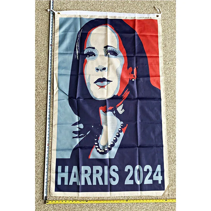 Kamala Harris Flag FREE SHIPPING Red Harris Equality Face USA 2024 Sign 3x5\' Banners yhx0481