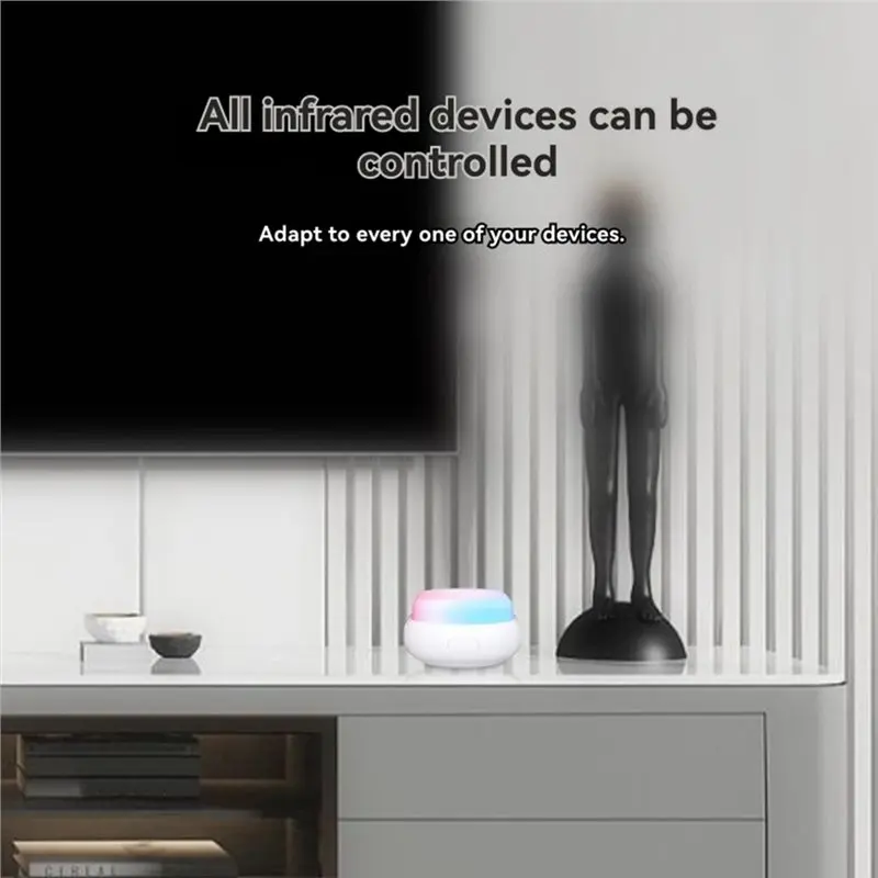 BNVN-Tuya Smart Universal IR Remote Controller Multi-Function RGB Light WIFI Air Conditioning Switch Remote Control