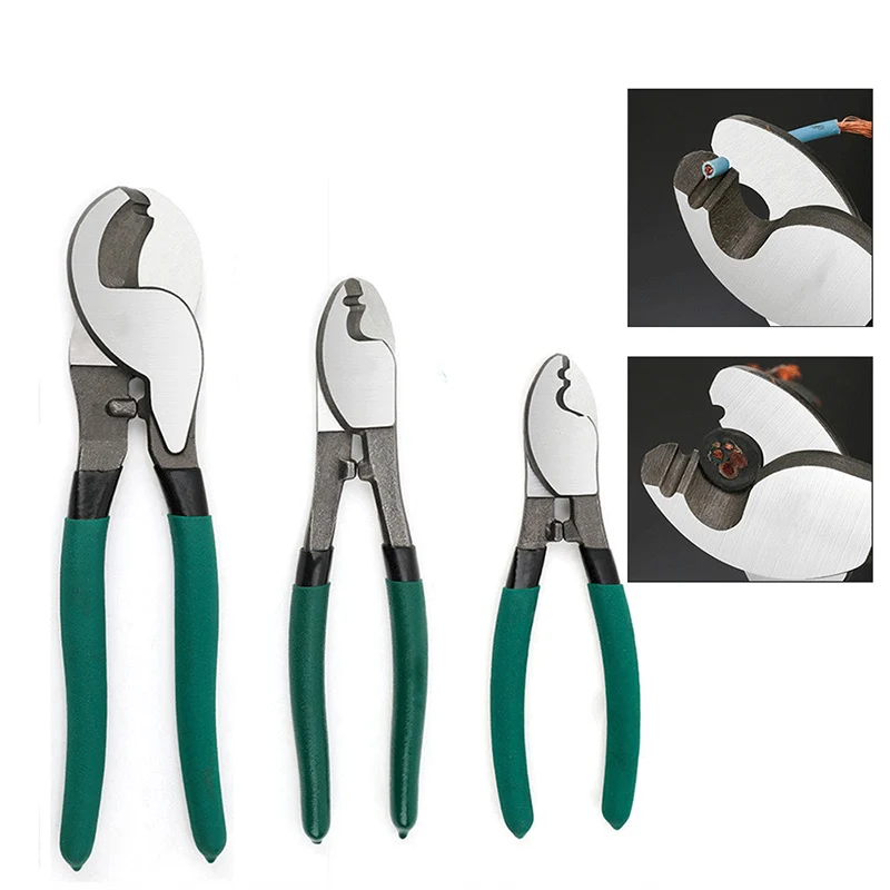 6/8/10 Inch Electrician Wire and Cable Cutters Manual Wire Cutting Pliers Wire Breaking Pliers  Industrial Grade Cable Cutter