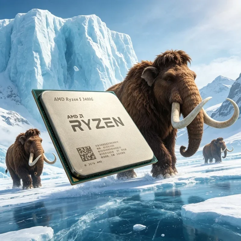 CPU AMD Ryzen 5 3400G R5 3400G en Oferta, Socket AM4, Cuatro Núcleos, Ocho Subprocesos, 3.7GHz, 65W, YD3400C5M4MFH