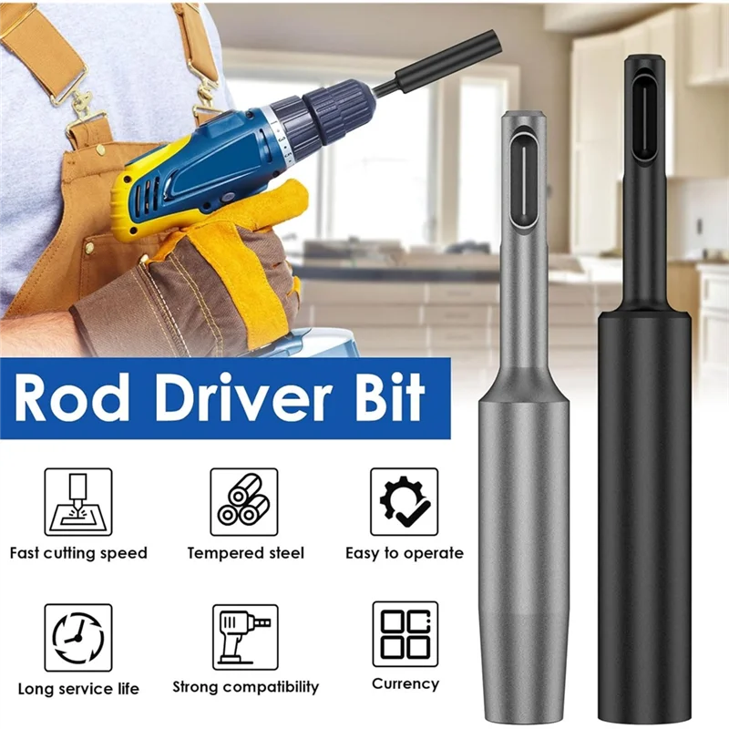 15Mm/25Mm Professional Ground Rod Driver Tool Kit For 5/8Inch And 3/4Inch Ground Rods-A68E