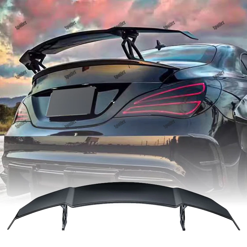 Suitable for Mercedes Benz sedan W205 W204 W117 W118 W212 W213 W207 W211 W218 AMG GT style rear spoiler