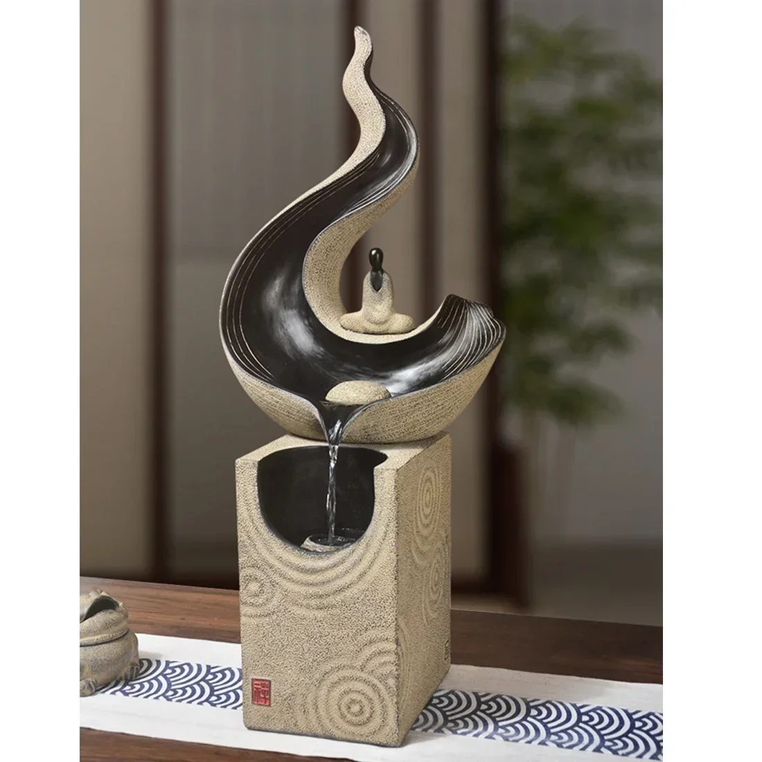 Nowy chiński styl Biuro Dom Krajobraz Cykl wodny Zen Herbaciarnia Płynąca woda Ozdoby