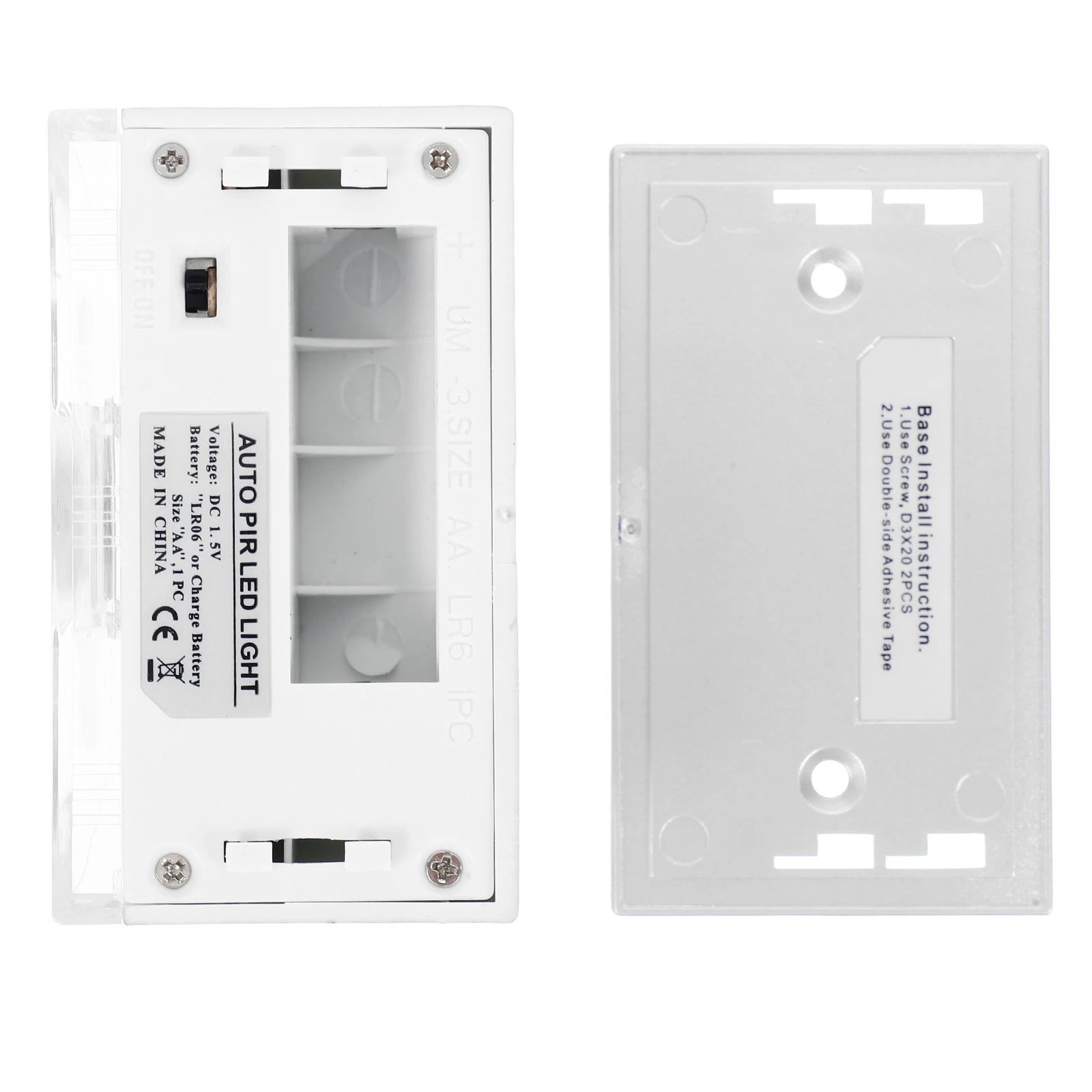 

Intelligent Induction Door Lock Light Auto-Sensing LED Lamp for Closet Drawer Kitchen Safe Car Glove Box White Light