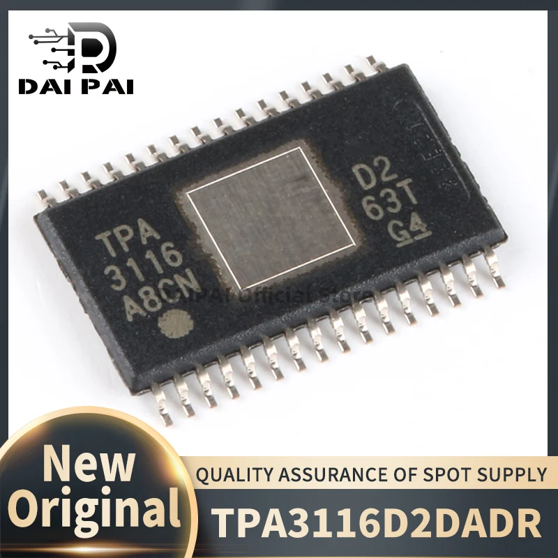 

(10piece)100% New original TPA3116D2DADR TPA3116D2DAD TPA3116 HTSSOP32 Amplifier Chipset