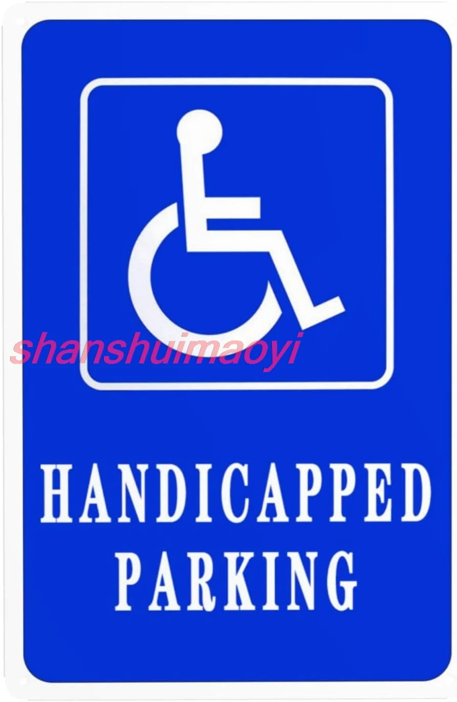 Handicap Parking Sign, Handicapped Sign, 8