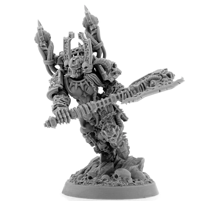 Chaos Axe Champion, Warrior Berseker, Wargame Miniatures, Figure, Terrain and Bases, RPJ, TRPJ, Pathfinder, Infinity DnD