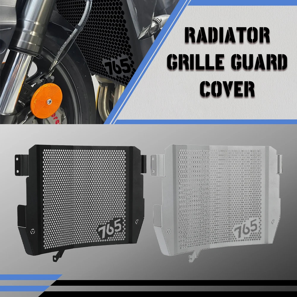 

2023-2025 Motorcycle CNC Radiator Grille Guard Cover Fuel Tank Protecion For Street Triple StreetTriple 765 R RS Moto2 Edition