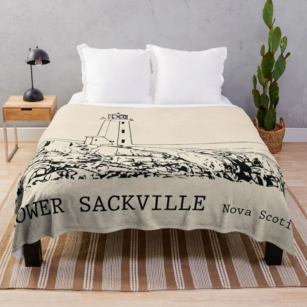 Lower Sackville Nova Scotia Throw Blanket anime Blankets Sofas Of Decoration Blankets