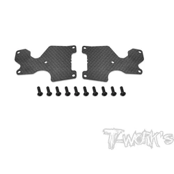 Original T works TO-246-MBX8R-R Carbon fiber Rear A-arm Stiffeners 1mm/1.2mm ( For Mugen MBX8R ) Professional Rc part