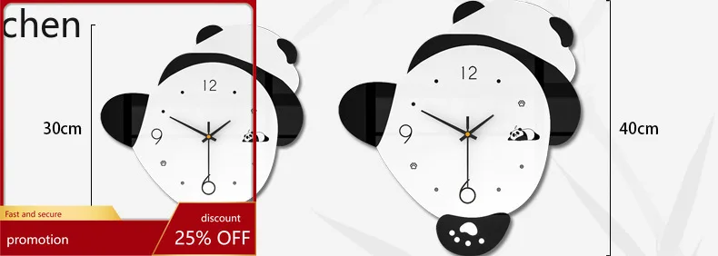 ZML wall clock for living room, high-end creative silent clock for dining room and entryway, modern minimalist wall clock